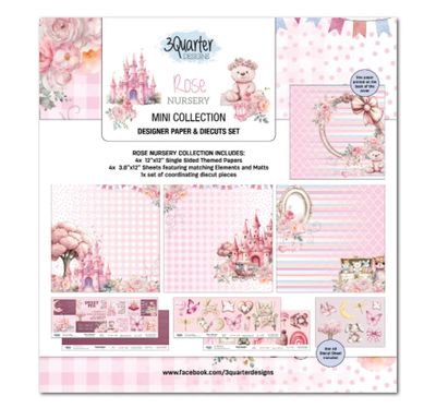 3Quarter Designs - Rose Nursery Mini 12x12 Collection