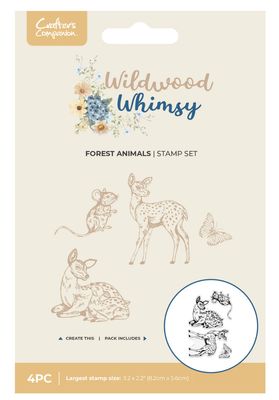 Crafter's Companion - Wildwood Whimsy Forest Animals Stamp Set