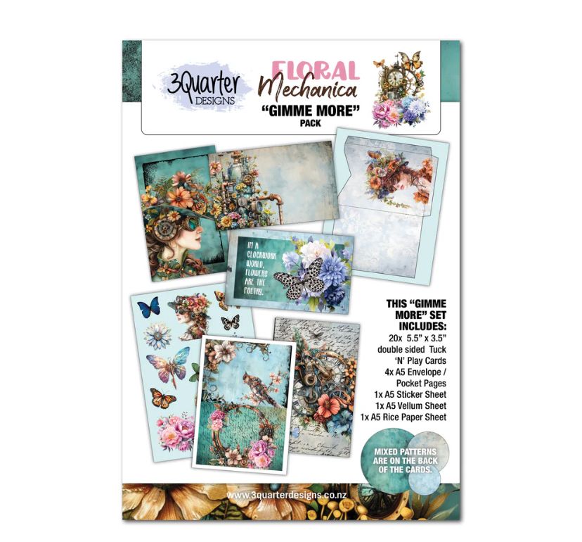 3Quarter Designs - Floral Mechanica Gimme More Pack