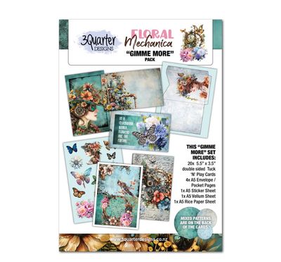 3Quarter Designs - Floral Mechanica Gimme More Pack