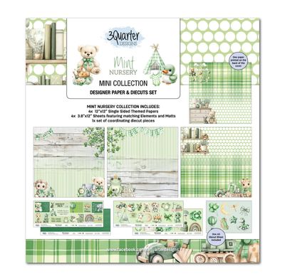 3Quarter Designs - Mint Nursery Mini 12x12 Collection