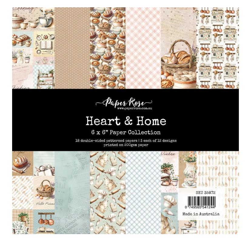 Paper Rose - Heart &amp; Home 6x6 Paper Collection