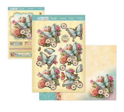 Hunkydory - Spring Cheer Deco-Large Set Flutterbye Wishes