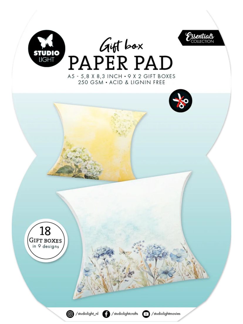 SL Essentials - Pillow Box Paper Pad 18 Sheets