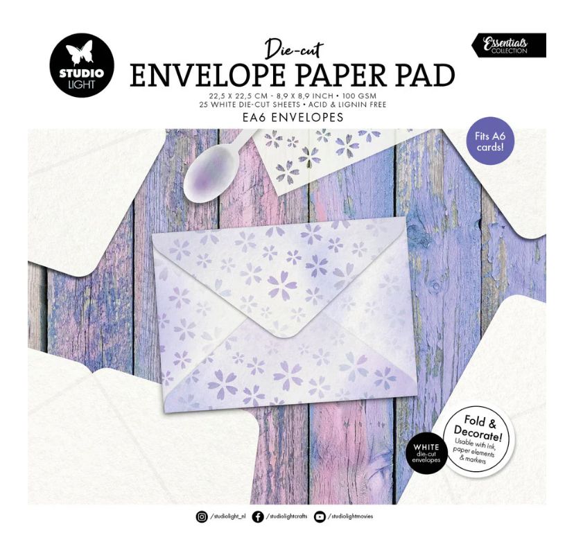 SL Essentials - EA6 Envelope Paper Pad 25 Sheets