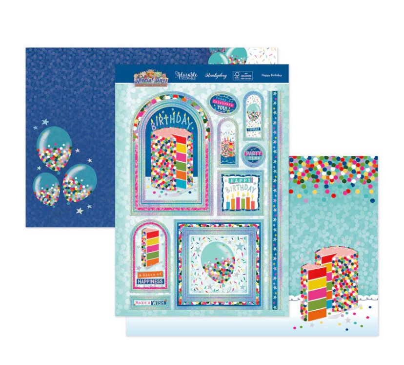 Hunkydory Crafts - Happy Birthday Luxury Topper