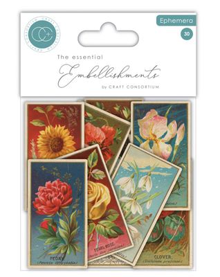 Craft Consortium - The Collector Ephemera Flowers