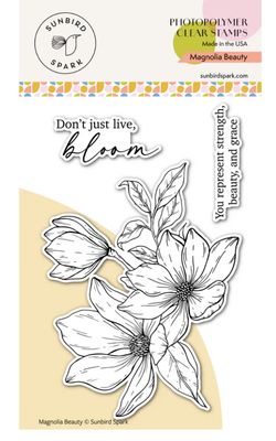 Sunbird Spark - Magnolia Beauty Clear Stamp