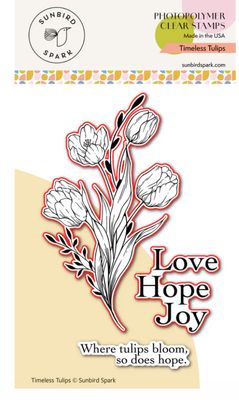 Sunbird Spark - Timeless Tulip Coordinating Crisp Cuts Craft Die