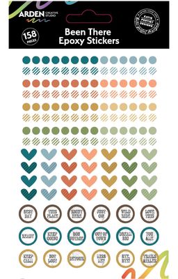 Arden Creative Studio - Been There Epoxy Stickers