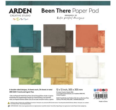 Arden Creative Studio - Been There 12x12 Solids Paper Pack