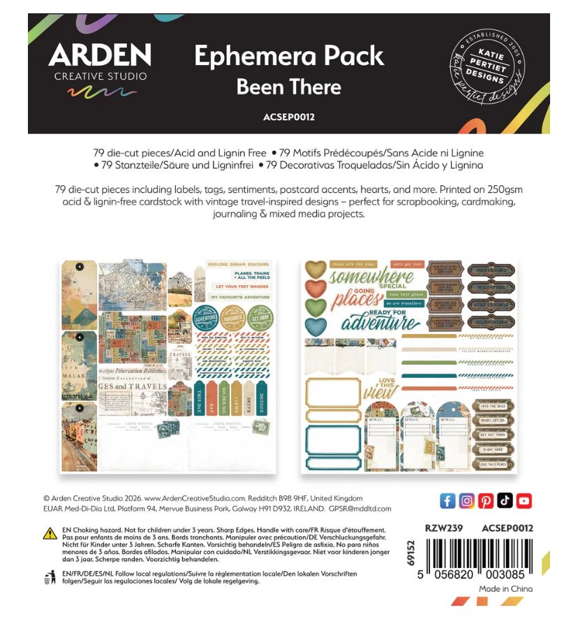 Arden Creative Studio - Been There Ephemera Pack