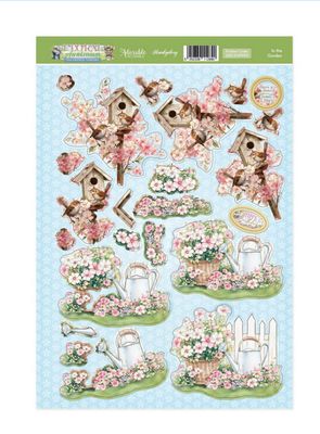 Hunkydory Crafts - Decoupage Topper Sheet,  In The Garden