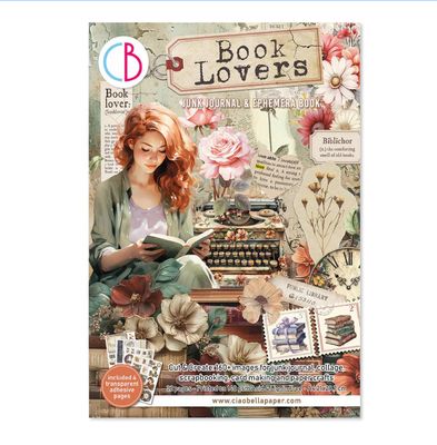 Ciao Bella - Book Lovers Junk Journal &amp; Ephemera Book A4 32/pgs