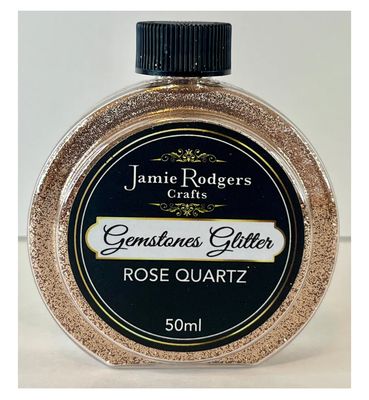 Jamie Rodgers Crafts - Gemstone Glitter Rose Quartz 50ml