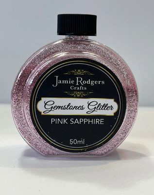 Jamie Rodgers Crafts - Gemstone Glitter Pink Saphire 50ml