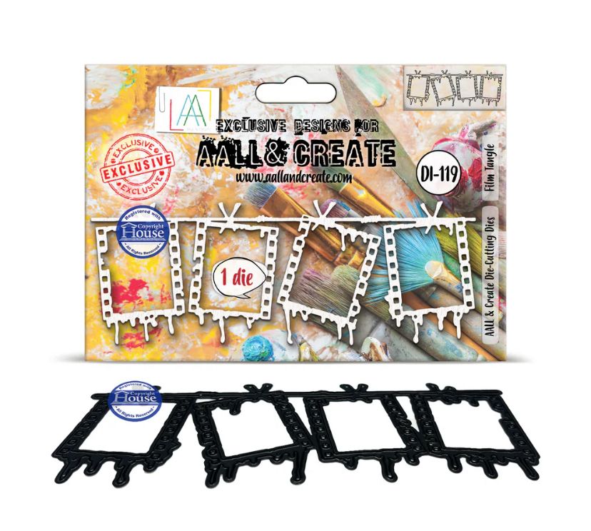 AAL&amp;CREATE - Film Tangle Die Cutting Die Set