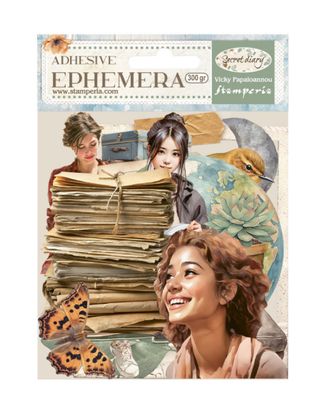 Stamperia - Create Happiness Secret Diary Ephemera