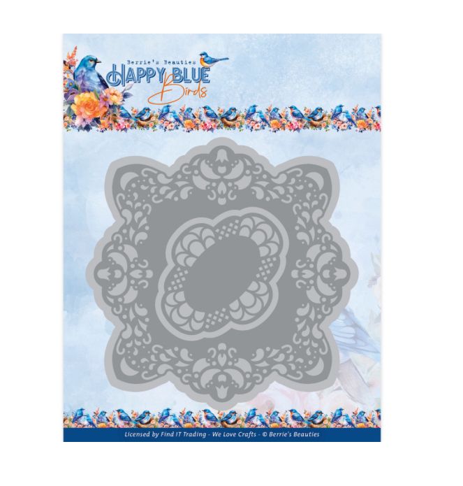 Find It Trading - Berrie's Beauties Happy Blue Bird Happy Frame