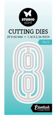 SL Essentials - Number 8 Cutting Die