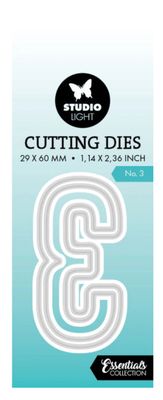 SL Essentials - Number 3 Cutting Die