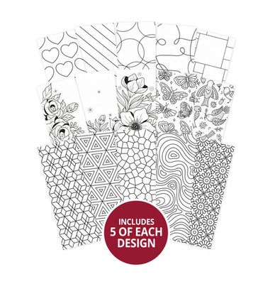 Hunkydory Crafts - Colouring &amp; Doodling Bookmarks