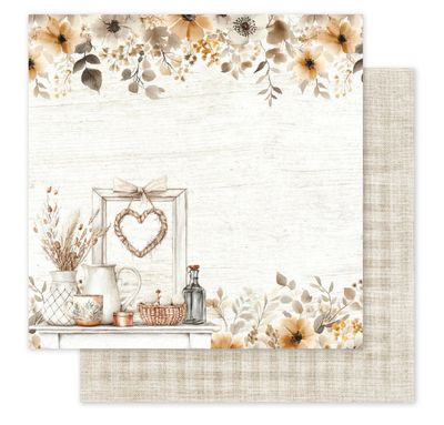 Paper Rose Studio - Heart &amp; Home Basics B 12x12 Single Sheet Paper