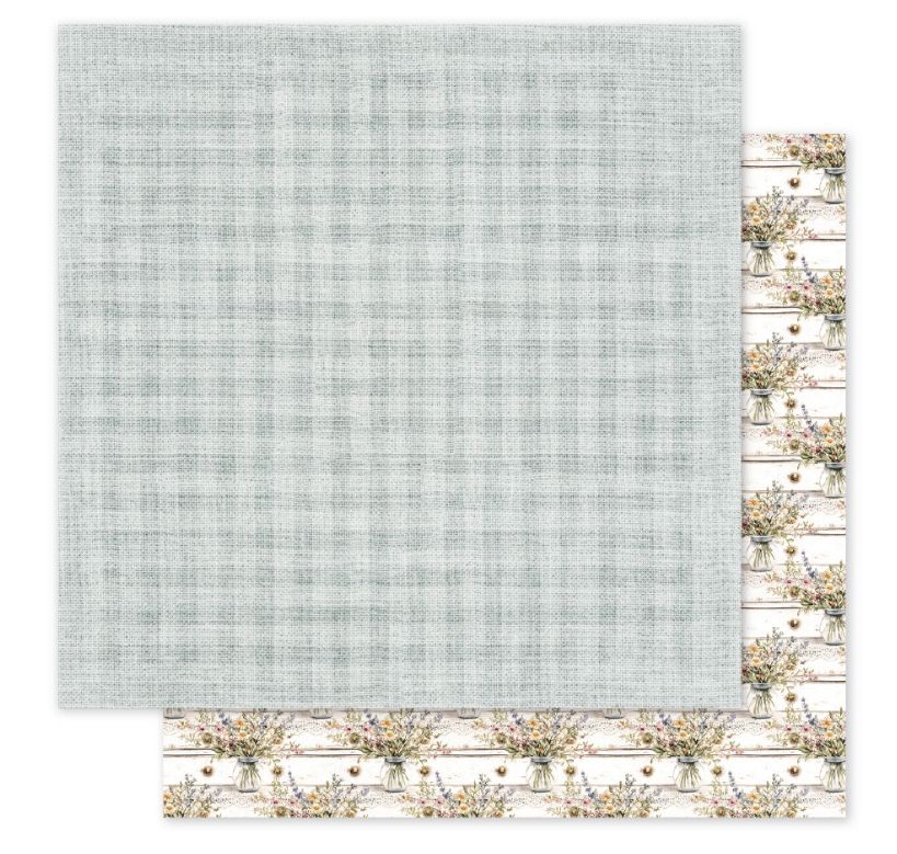 Paper Rose Studio - Heart &amp; Home Patterns F 12x12 Single Sheet Paper