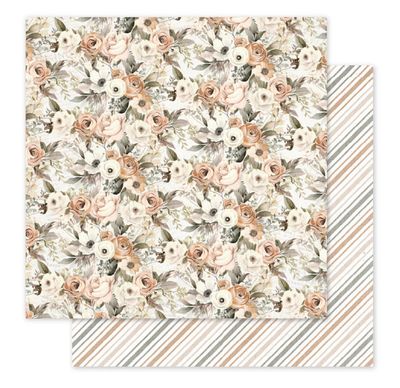 Paper Rose Studio - Heart &amp; Home Patterns A 12x12 Single Sheet Paper