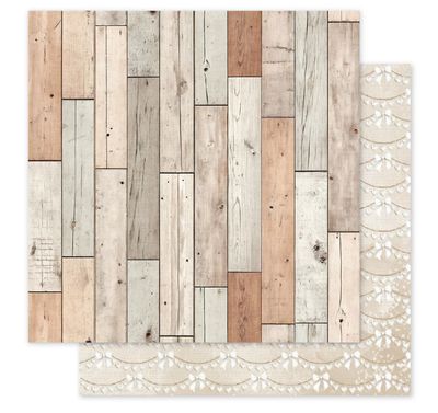 Paper Rose Studio - Heart &amp; Home Patterns D 12x12 Single Sheet Paper