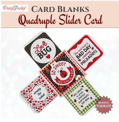 Craftreat - Quadruple Slider Card