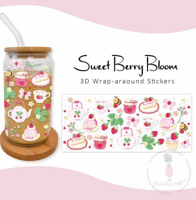 Dress My Craft - Stick N Peel Stickers Sweet Berry Bloom