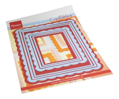Marianne Designs Creatables - Scalloped Rectangles Die