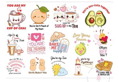 Dress My Craft - Stick N Peel Stickers Say It Cute