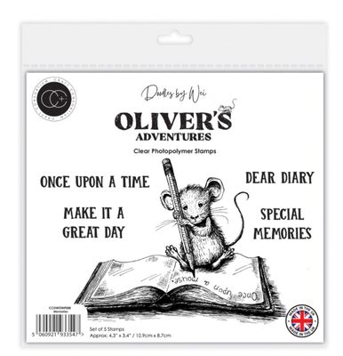 Craft Consortium - Oliver's Adventures, Memories  A6 Clear Stamp