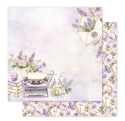 Paper Rose Studio - Petals &amp; Pansies F 12x12 Single Sheet Paper