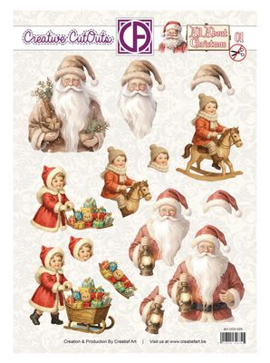 Creatief Art - All About Christmas 01 3D Die Cut Sheet
