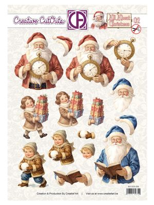 Creatief Art - All About Christmas 02 3D Die Cut Sheet