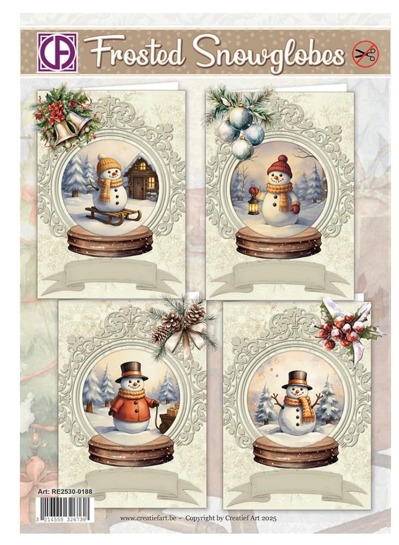 Creatief Arts - Frosted Snowglobes Card Kit