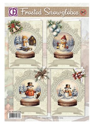 Creatief Arts - Frosted Snowglobes Card Kit