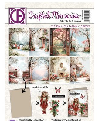 Creatief Art - Blush &amp; Kisses  A6 Paper Pad