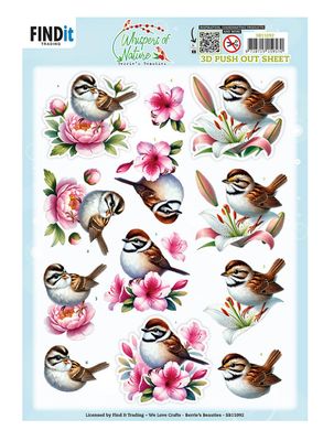Find It Trading - Berries Beauties Whispers Of Nature Brown 3D Pushout Sheet