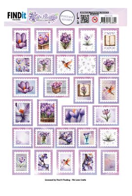 Find It Trading - Berries Beauties Postage Stamps First Blossoms Push Out Sheet