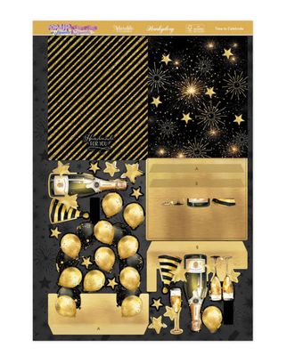 Hunkydory Crafts - Pop Up Stepper Card - Time To Celebrate
