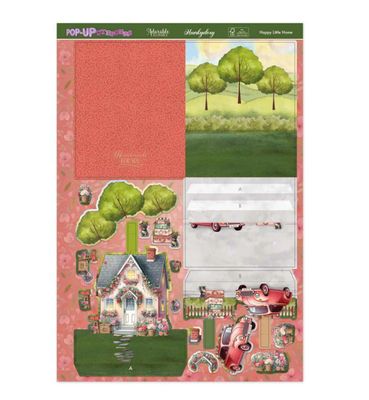 Hunkydory Crafts - Pop Up Stepper Card  Happy Little Home