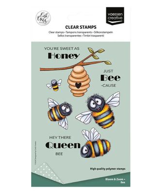 Vaessen Creative • Bee Clear Stamps By Carla Creates 13pcs