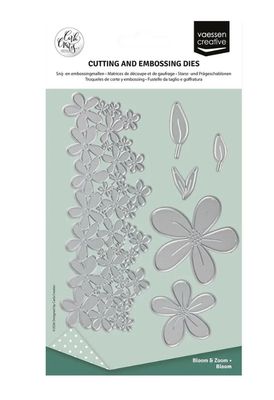 Vaessen Creative • Bloom &amp; Zoom, Bloom Cutting &amp; Embossing Dies 6pcs