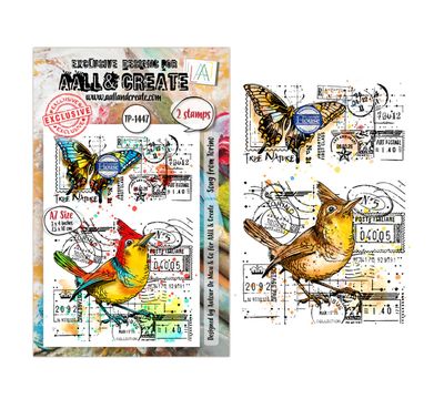 AALL&amp;CREATE - Song From Torino A7 Stamp