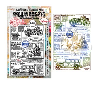 AALL&amp;CREATE - Global Gazette A6 Stamp Set