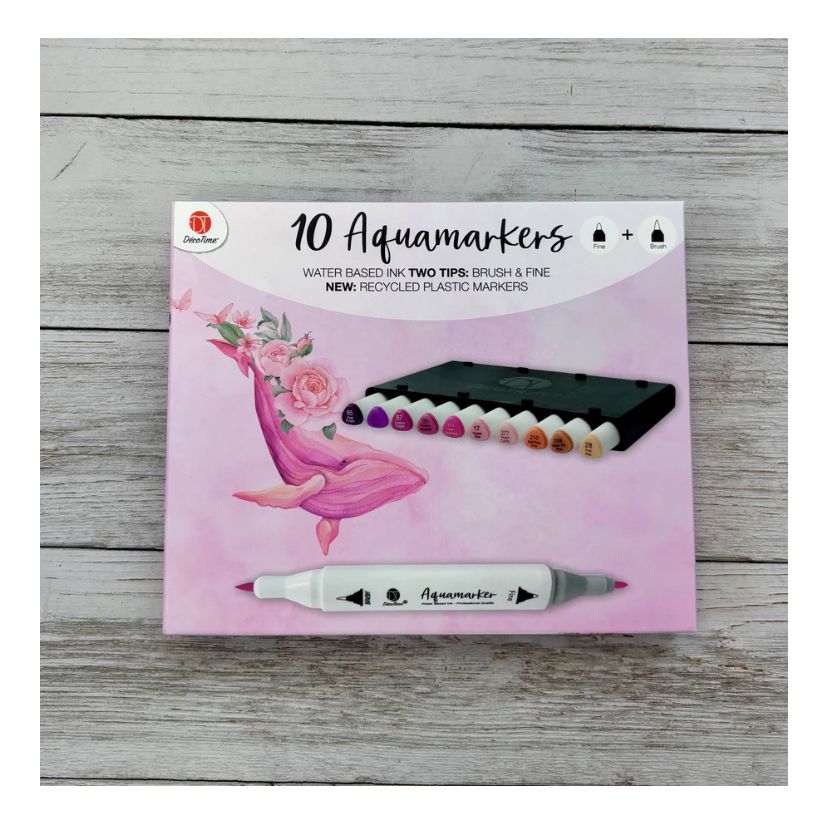 Deco Time - Aquamarkers Floral Dreams